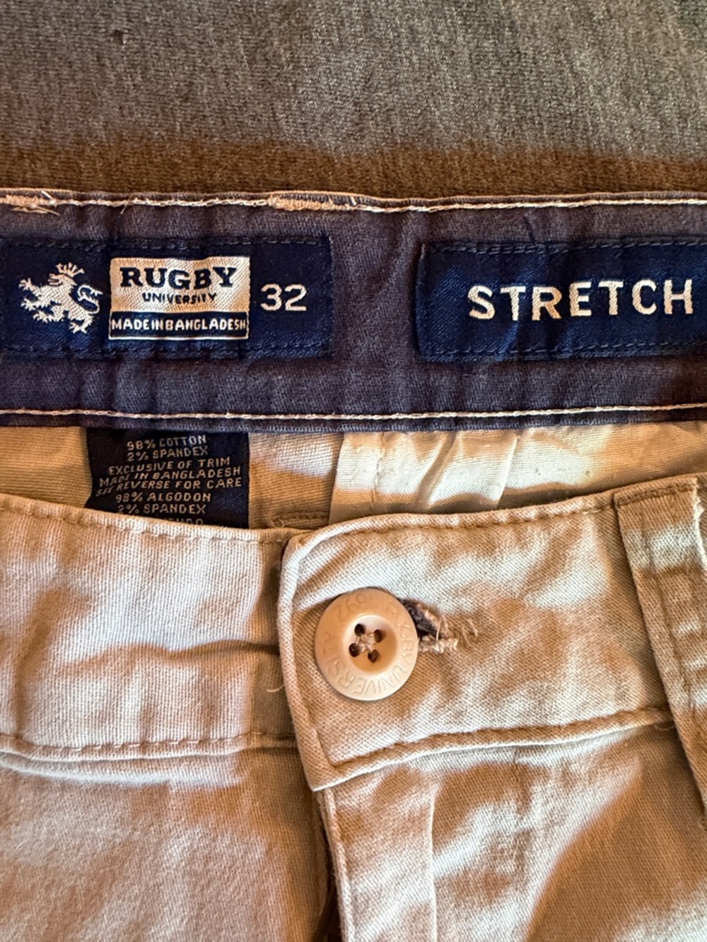 Men's Casual light gray Cotton Shorts - Picture 7 of 7